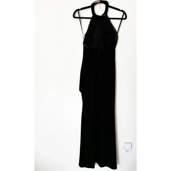 Mac Duggal Beaded Halter Gown Size 0